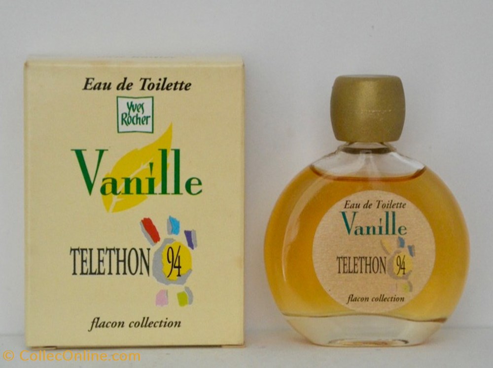 ROCHER Yves - Téléthon 94 - Vanille parfums beaute miniatures rocher yves telethon 94 vanille