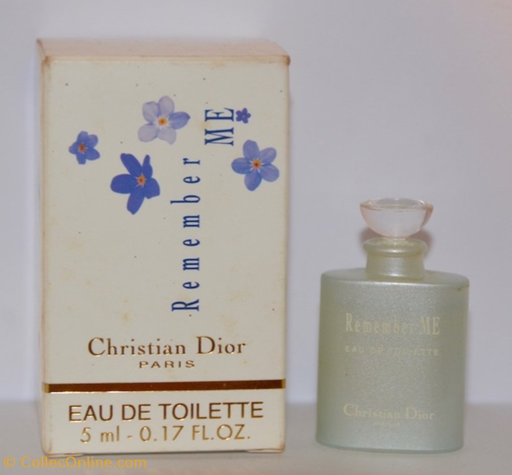 parfums beaute miniatures dior christian remember me