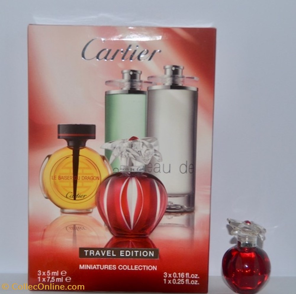 CARTIER - Miniatures Collection coffret - Délices parfums beaute cartier miniatures collection coffret delices