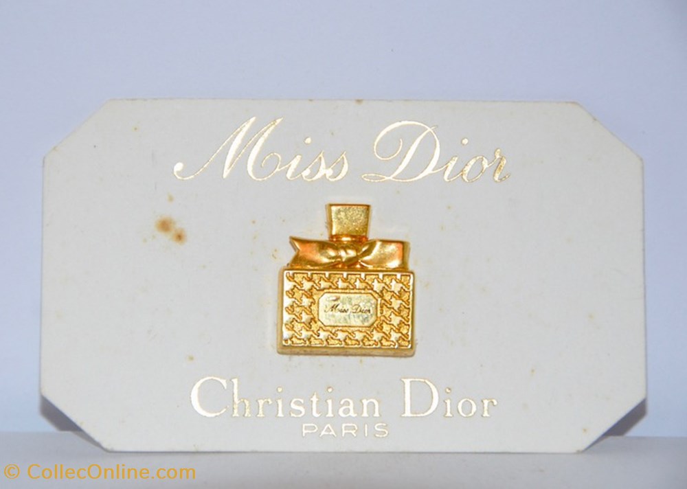DIOR Christian - Miss Dior Pin's parfums beaute miniatures dior christian miss dior pin s