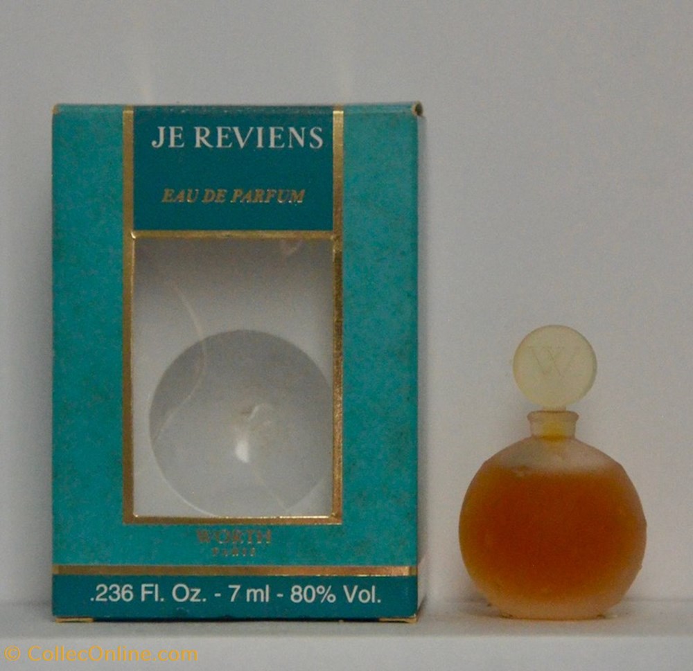 parfums beaute miniatures worth charles frederick je reviens
