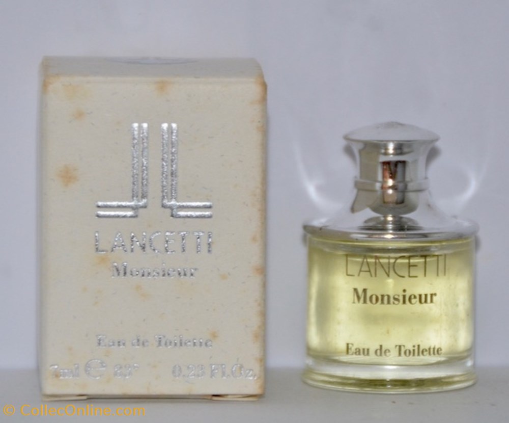 LANCETTI - Monsieur parfums beaute miniatures lancetti monsieur