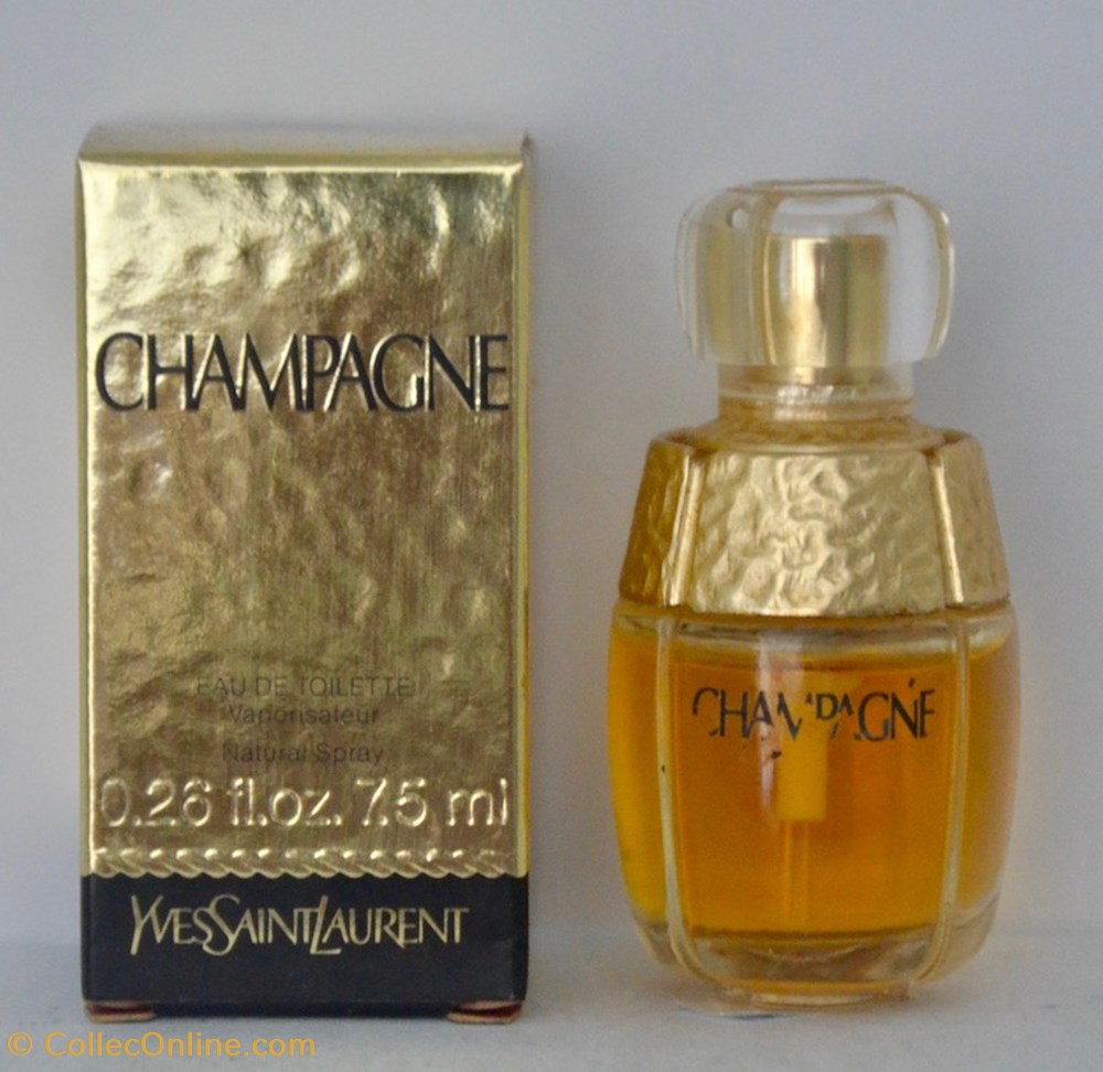 SAINT-LAURENT Yves - Champagne parfums beaute miniatures saint laurent yves champagne