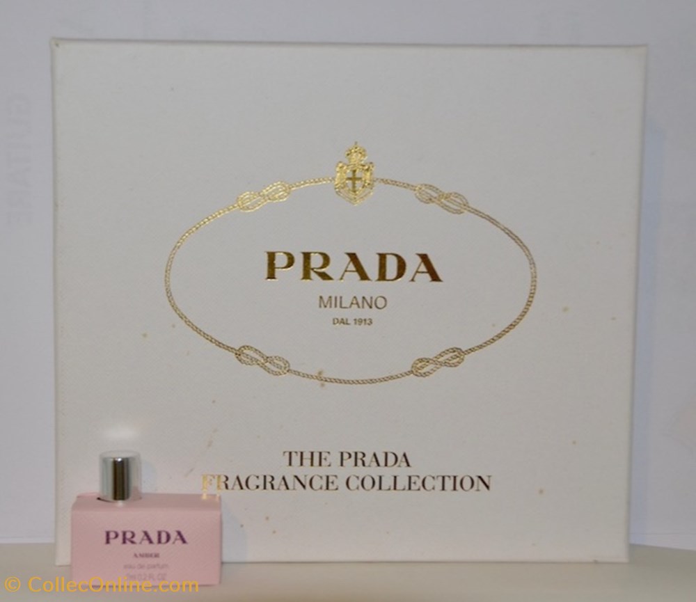 FRAFRANCE AND SKINCARE - PRADA Milano Coffret - Amber parfums beaute miniatures frafrance and skincare prada milano coffret amber