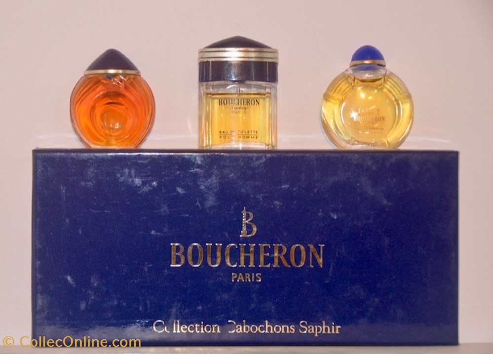 BOUCHERON - Collection Cabochon Saphir coffret - parfums beaute miniatures boucheron collection cabochon saphir coffret