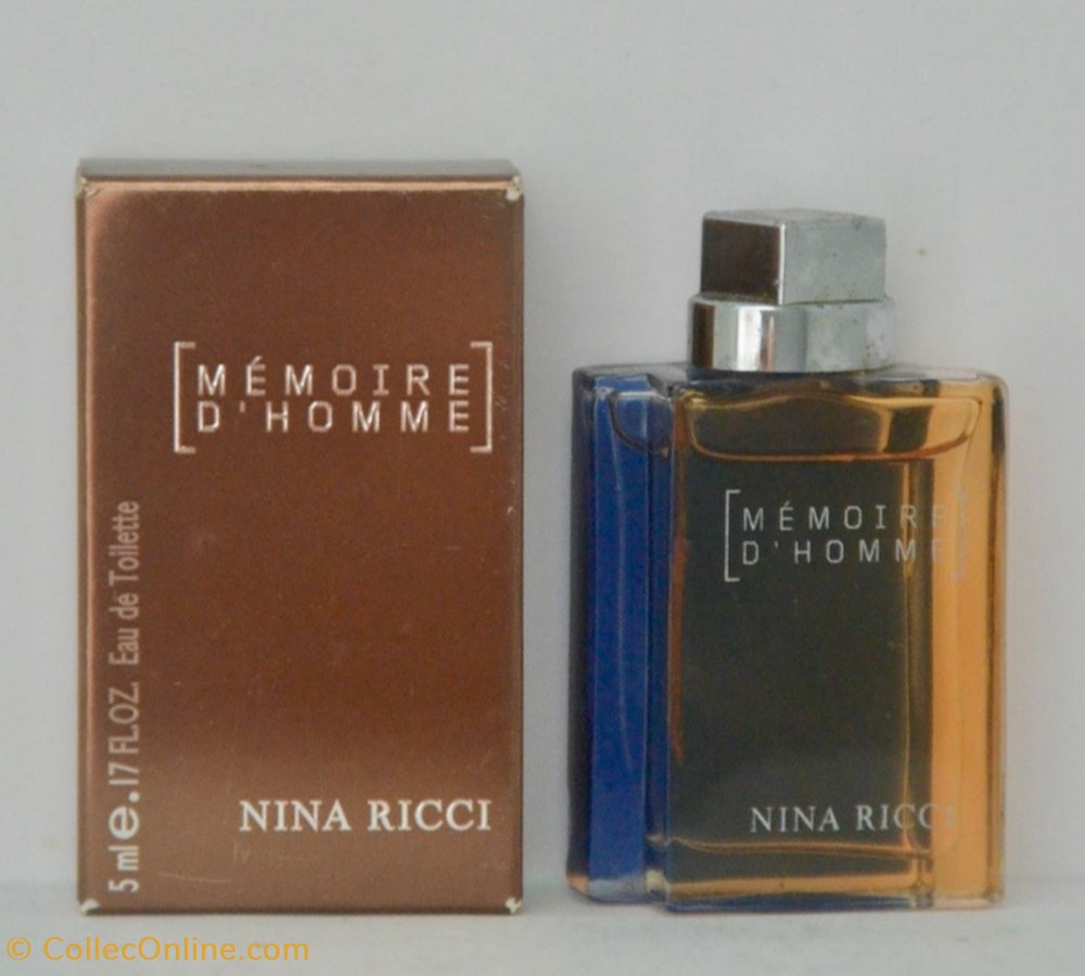 RICCI Nina - Mémoire d'Homme parfums beaute miniatures ricci nina memoire homme