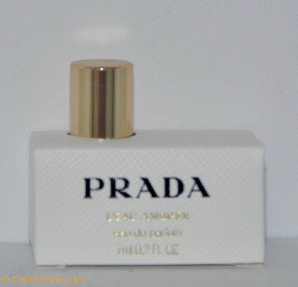 PRADA - Coffret The Prada Fragrance Collections - L'Eau Ambrée parfums beaute miniatures prada coffret the prada fragrance collections eau ambree