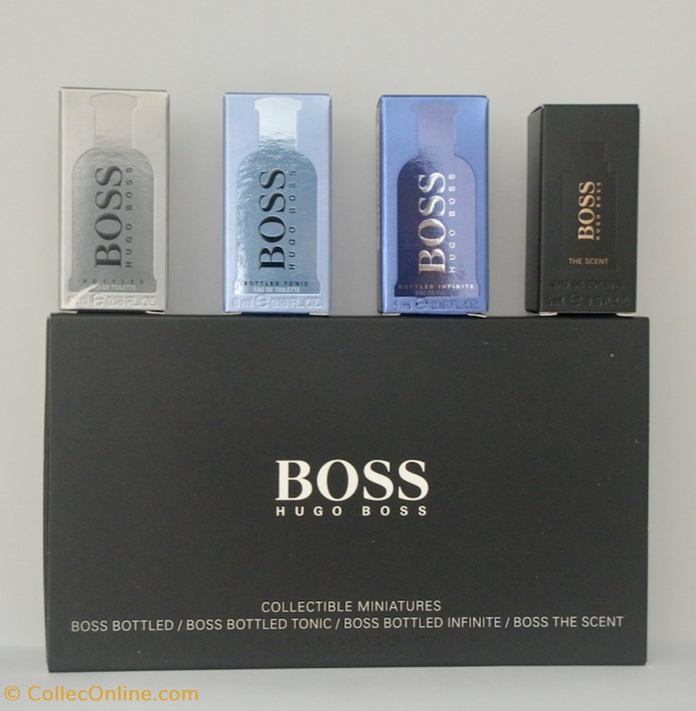 parfums beaute miniatures boss hugo boss coffret boss bottle