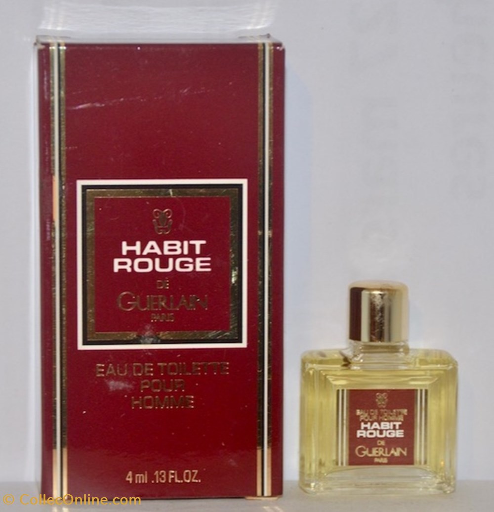GUERLAIN - Habit rouge parfums beaute miniatures guerlain habit rouge