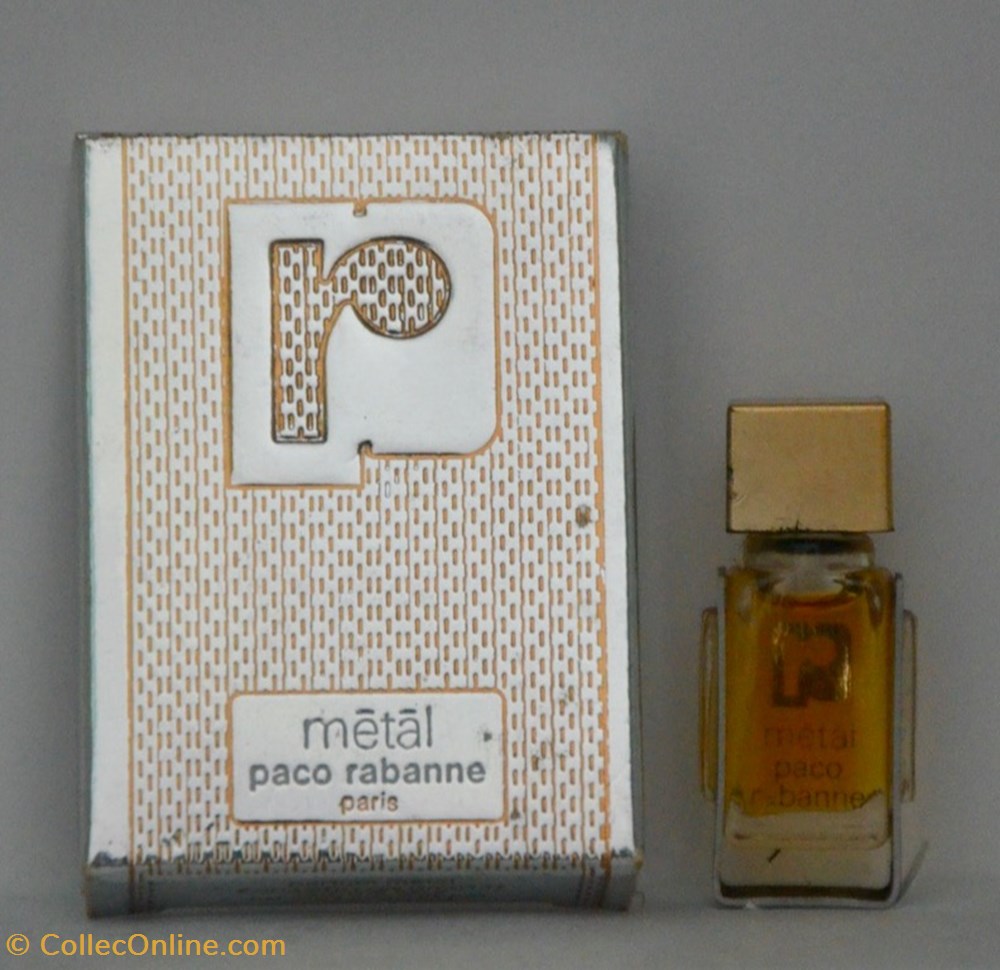 parfums beaute miniatures rabanne paco metal