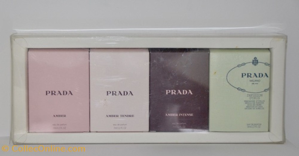 PRADA - Coffret Prada - Amber Tendre parfums beaute miniatures prada coffret prada amber tendre