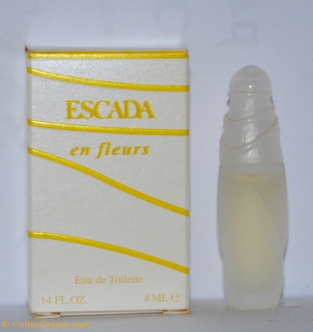 parfums beaute miniatures ley margaretha escada en fleurs