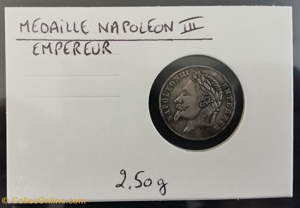 MEDAILLE NAPOLEON III EMPEREUR monnaie france moderne medaille napoleon iii empereur