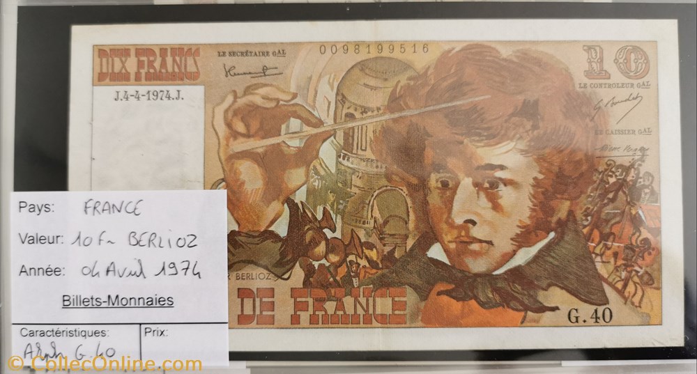 10 francs Berlioz billet europe france 10 francs berlioz