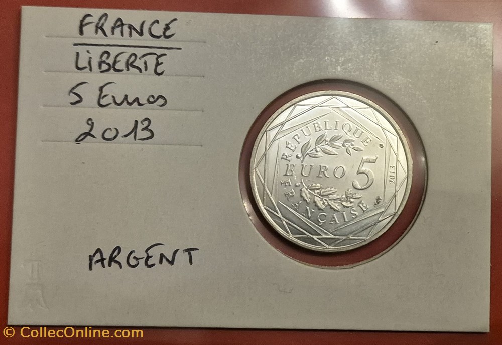 monnaies france 5 euros liberte 2013 2