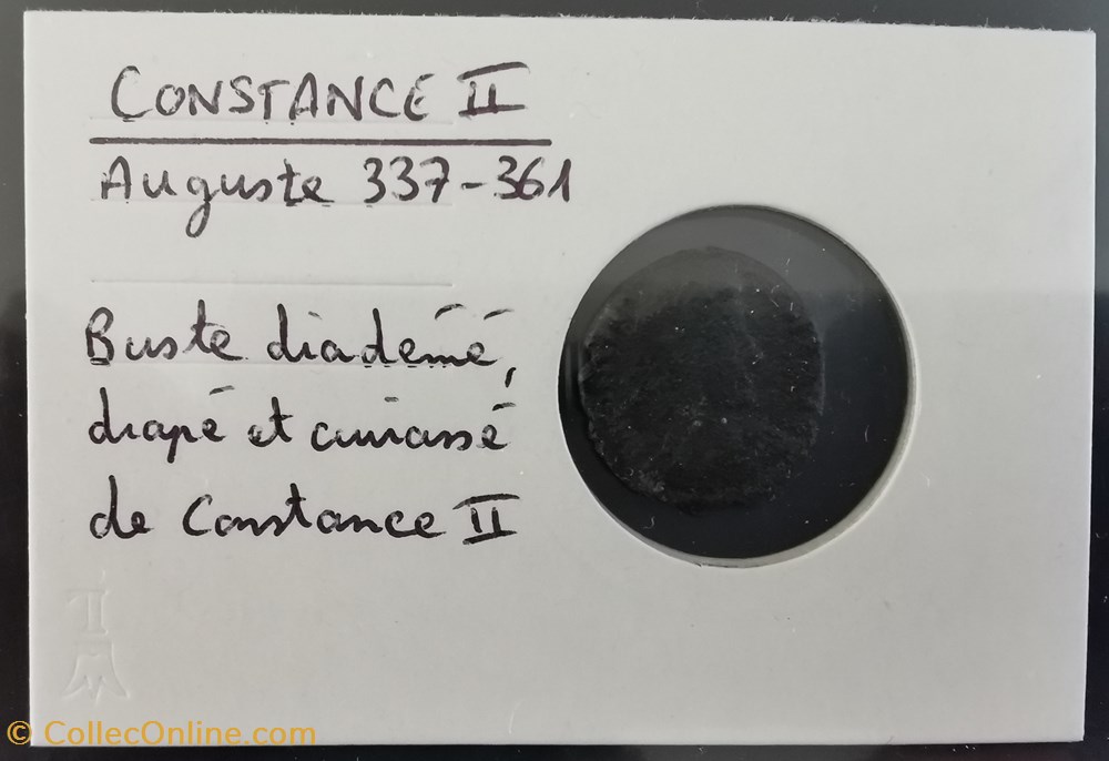monnaie antique av jc ap romaine republicaine imperiale constance ii 337 361