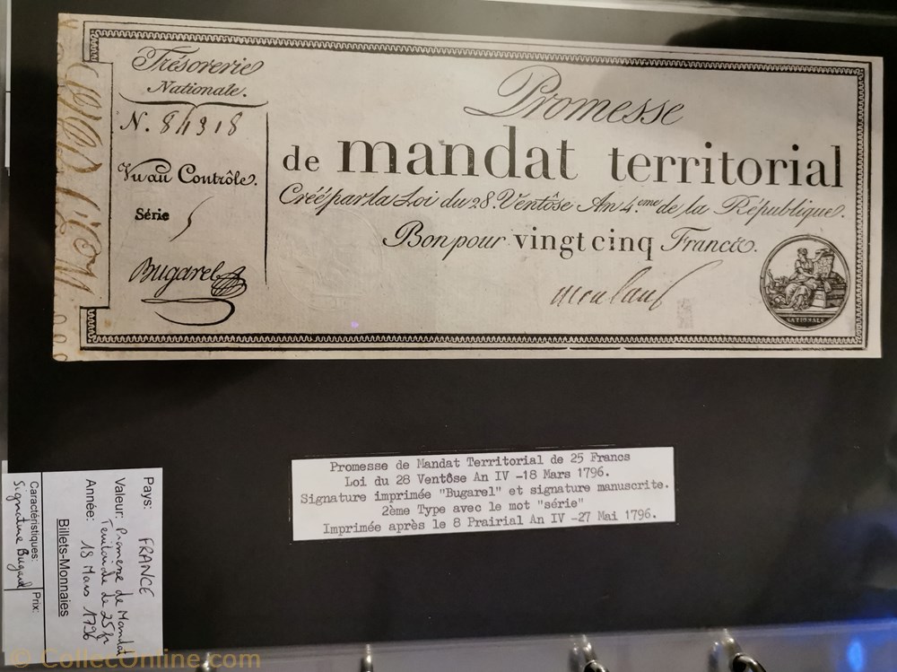 Mandat territorial 25 francs billet europe france mandat territorial 25 francs