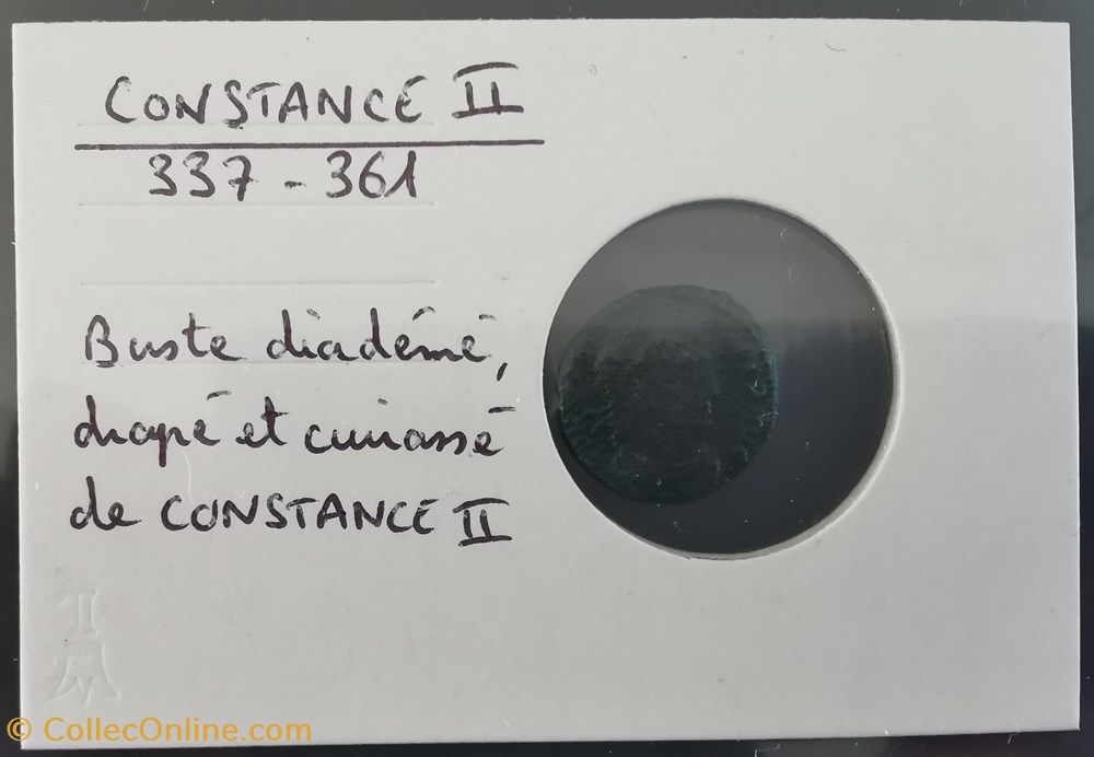 monnaie antique av jc ap romaine republicaine imperiale constance ii 337 361
