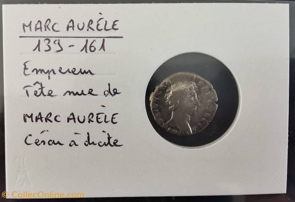 MARC AURELE 139-161 monnaie antique av jc ap romaine republicaine imperiale marc aurele 139 161