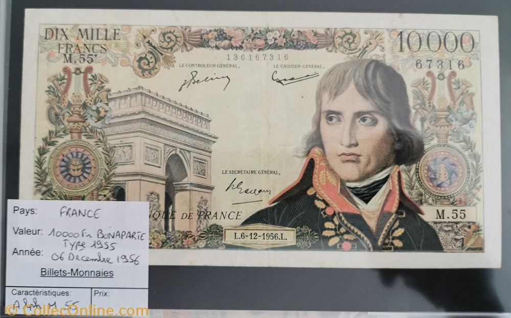 billet europe france 10000 francs bonaparte