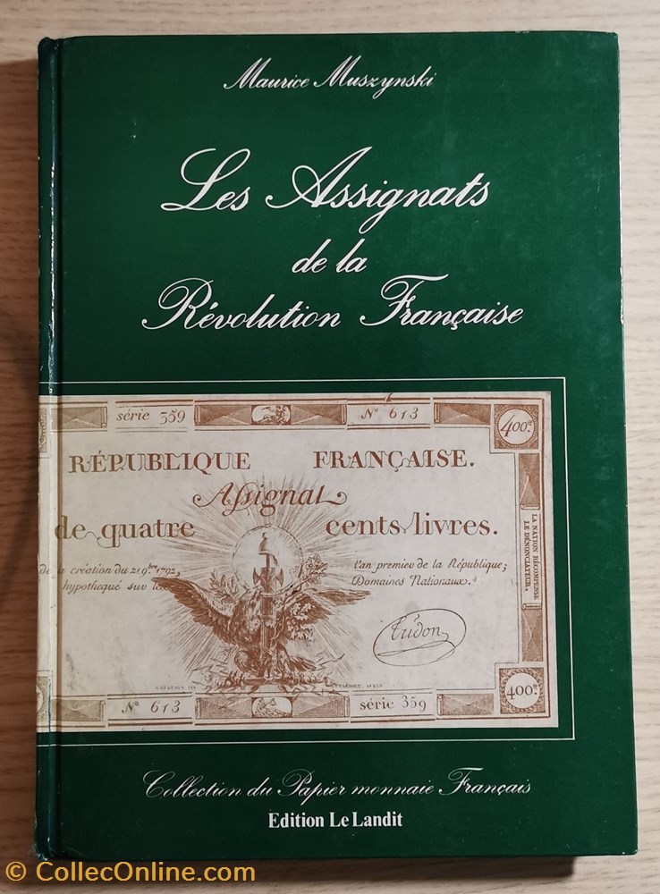 Maurice Muszinski - Les assignats de la Révolution française livres bd revues maurice muszinski les assignats de la revolution francaise