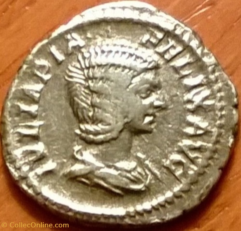 monnaies antiquite av jc ap romaines provinciales denier julia domna