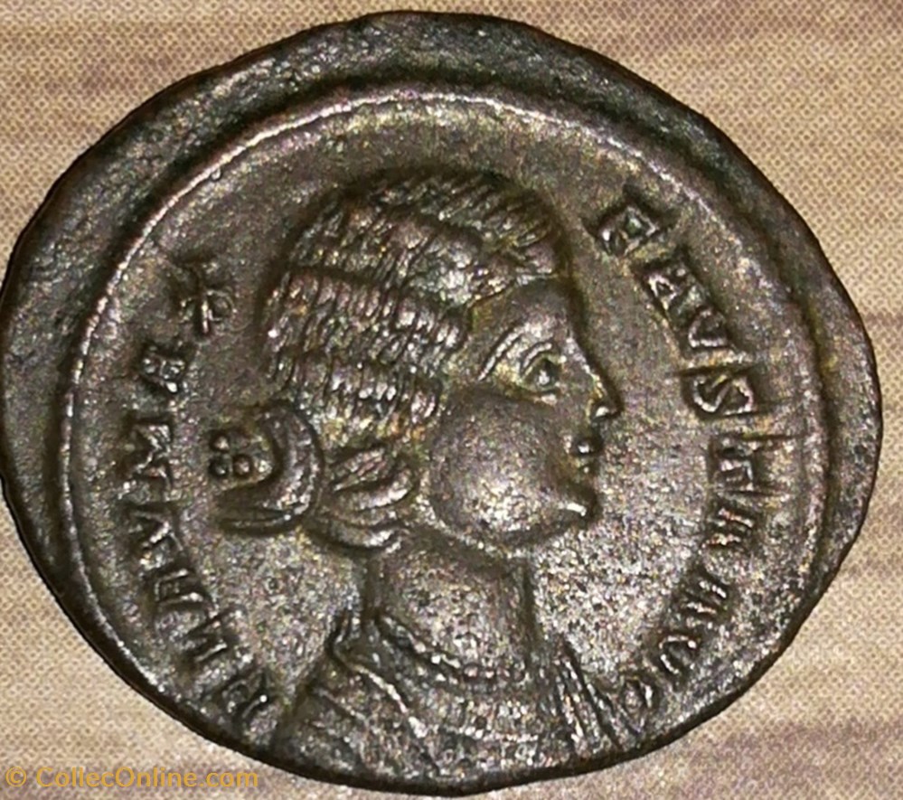 monnaies antiquite av jc ap romaines provinciales nummus fausta