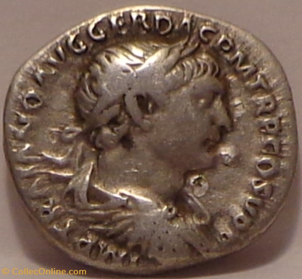monnaies antiquite av jc ap romaines provinciales denier trajan