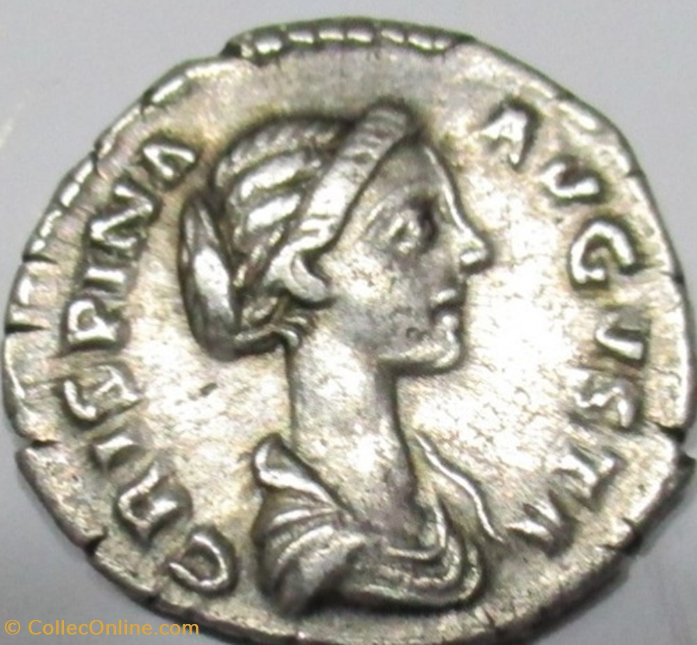 monnaies antiquite av jc a ap romaines provinciales denier crispine