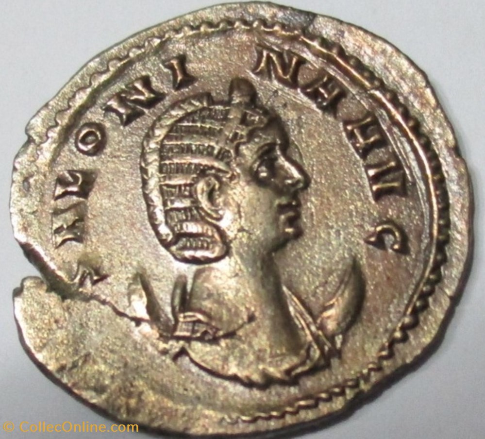 monnaies antiquite av jc ap romaines provinciales antoninien salonine