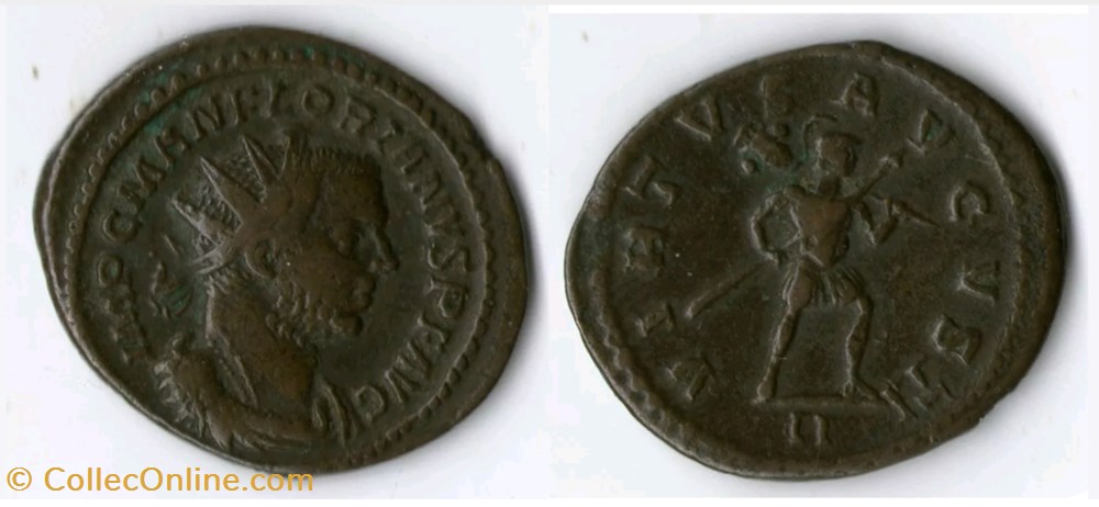 monnaies antiquite av jc ap romaines provinciales antoninien florien