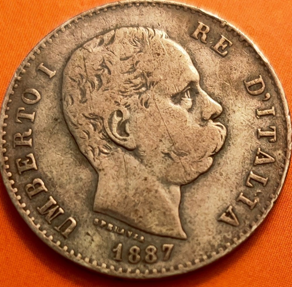 1 lira 1887 monete 1 lira 1887