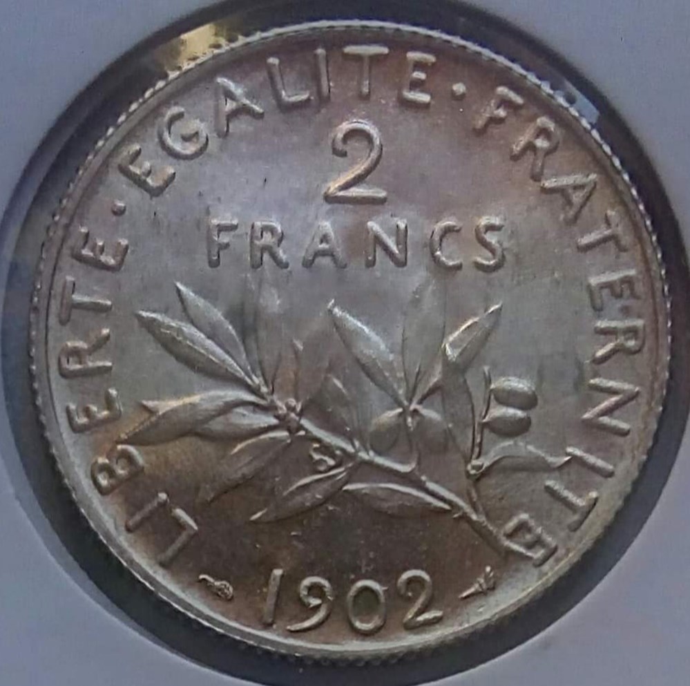 2 francs 1902 monnaies monde france 2 francs 1902