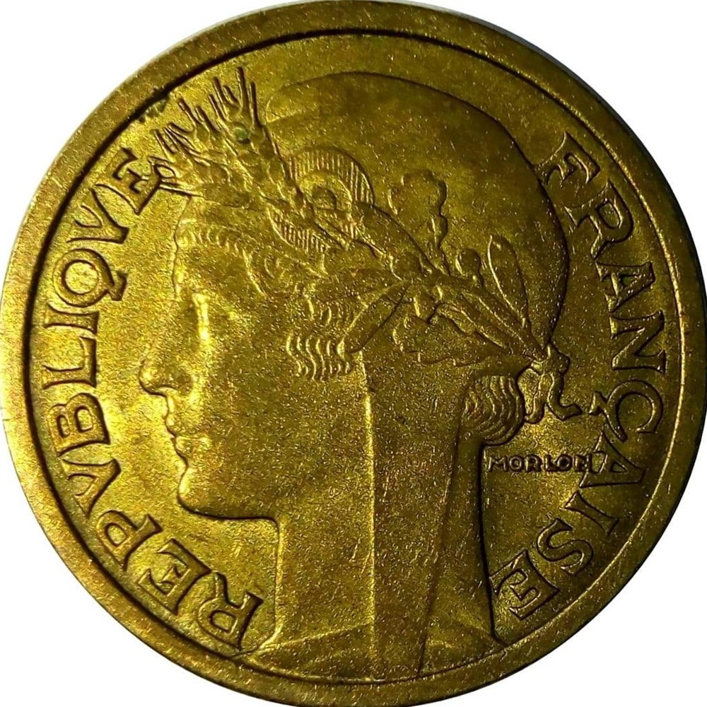 2 francs 1935 monnaies monde france 2 francs 1935