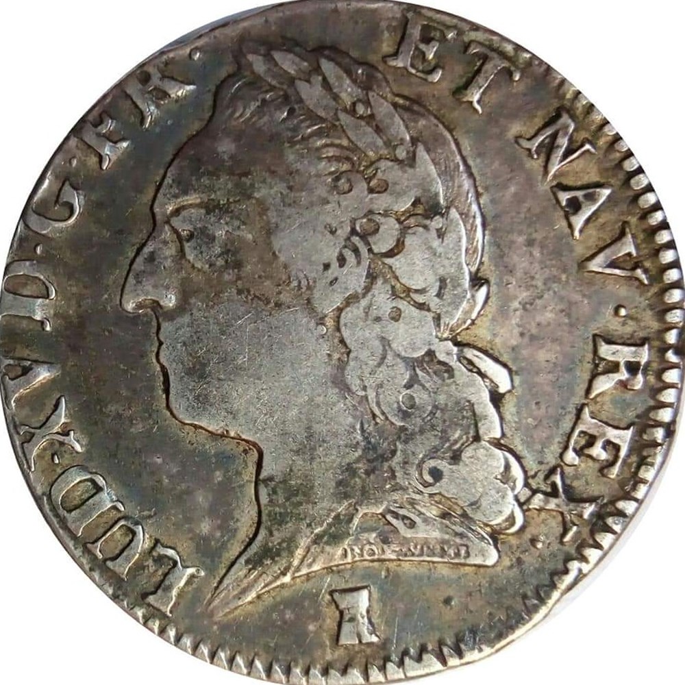 1/2 écu 1771 T à la vieille tête monnaies europe medievale france royales 1 2 ecu 1771 t a la vieille tete
