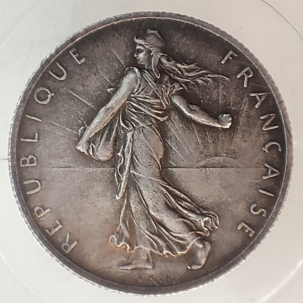 2 francs 1898 flan mat monnaies monde france 2 francs 1898 flan mat