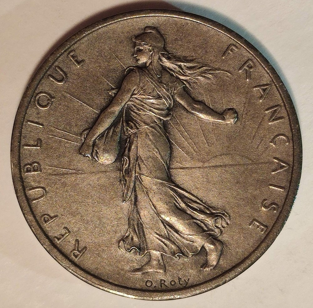 1 franc 1898 flan mat piéfort monnaies monde france 1 franc 1898 flan mat piefort