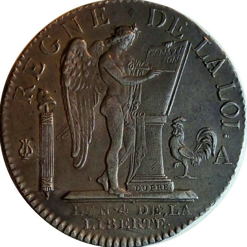 monnaies europe medievale france royales 1 2 ecu 1792 a au genie