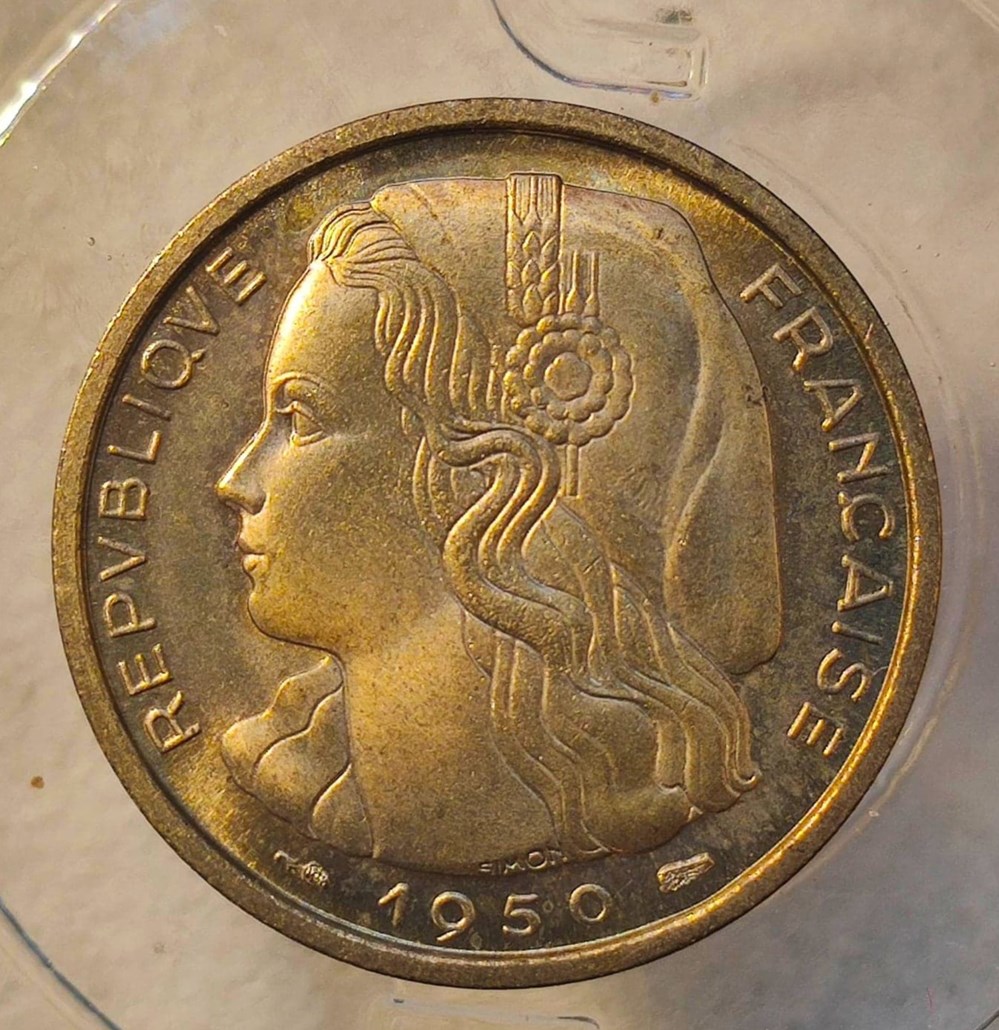 20 francs 1950 Simon essai concours monnaies monde france 20 francs 1950 simon essai concours