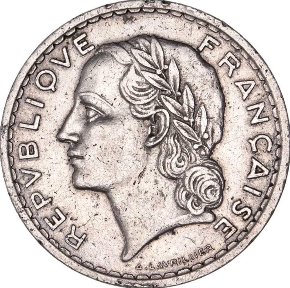 5 francs 1939 monnaies monde france 5 francs 1939