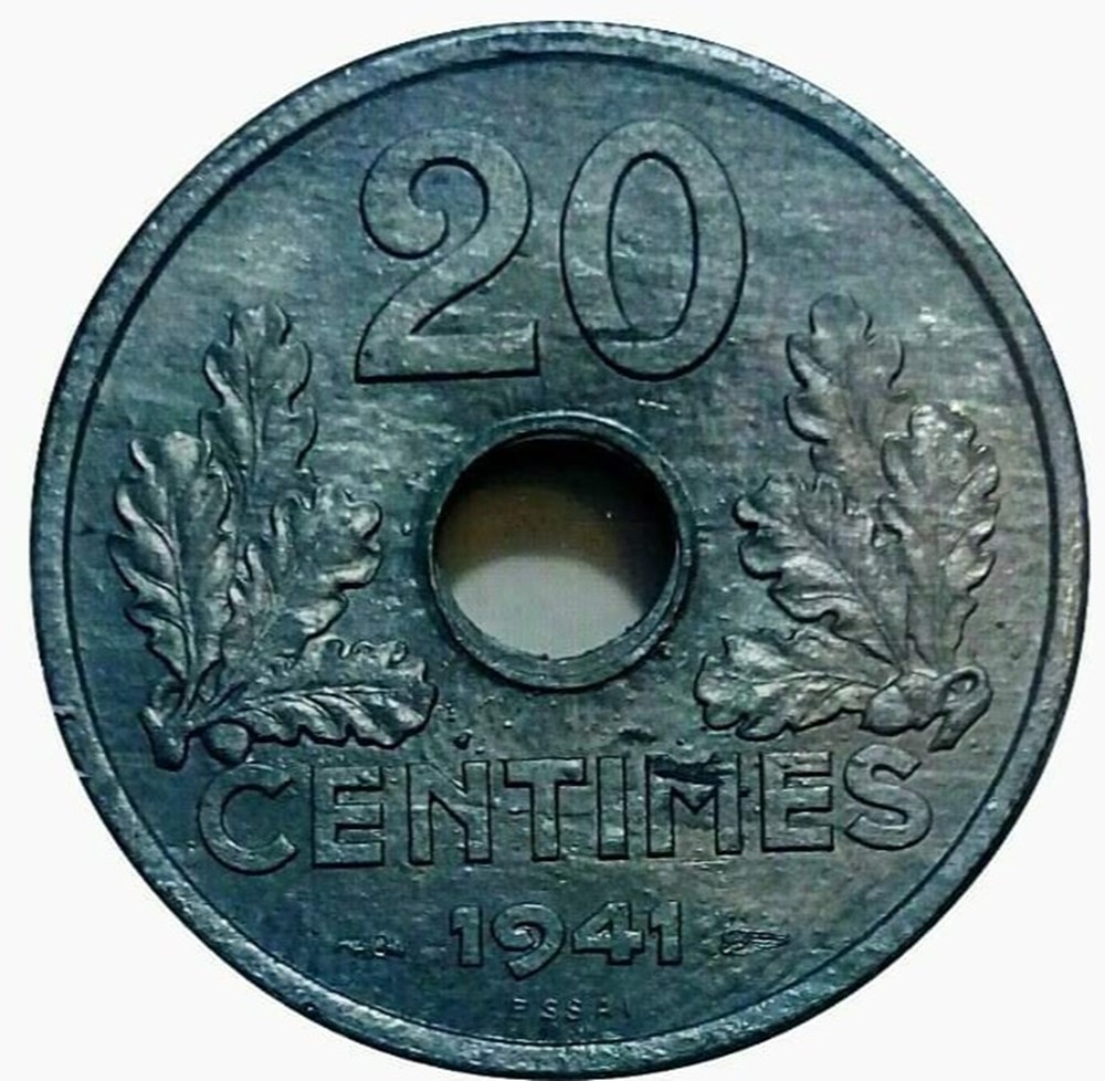 20 centimes 1941 essai monnaies monde france 20 centimes 1941 essai