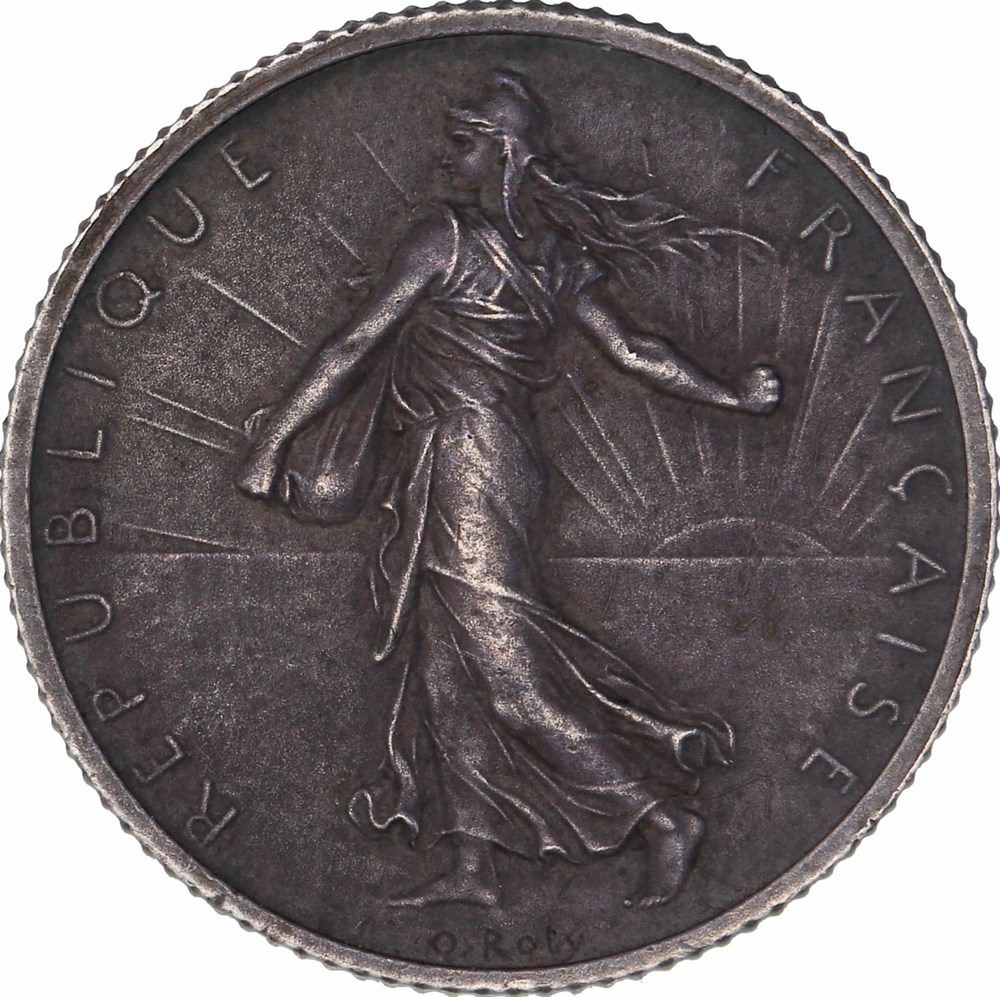 1 franc 1898 flan mat monnaies monde france 1 franc 1898 flan mat