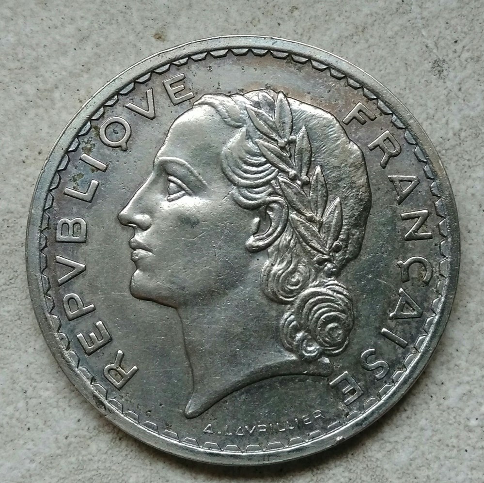 5 francs 1936 monnaies monde france 5 francs 1936