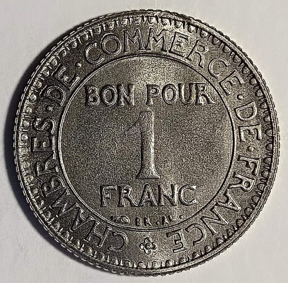 monnaies monde france 1 franc 1920 essai nickel sp65