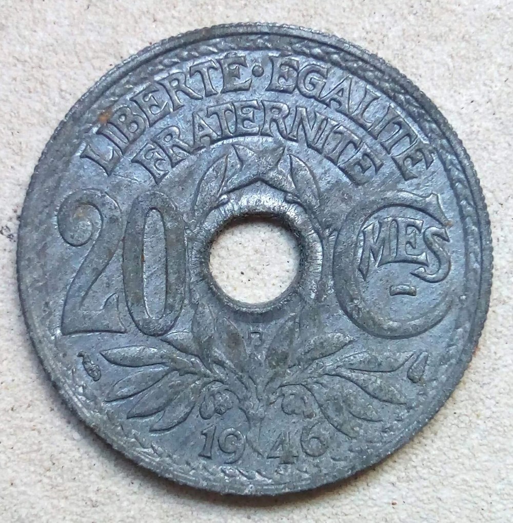 20 centimes 1946 B monnaies monde france 20 centimes 1946 b