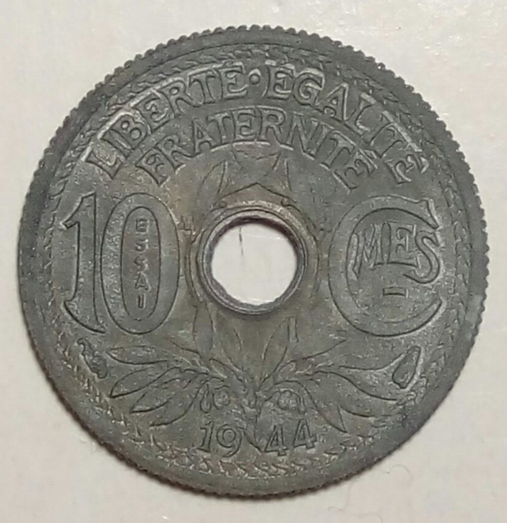 10 centimes 1944 essai monnaies monde france 10 centimes 1944 essai