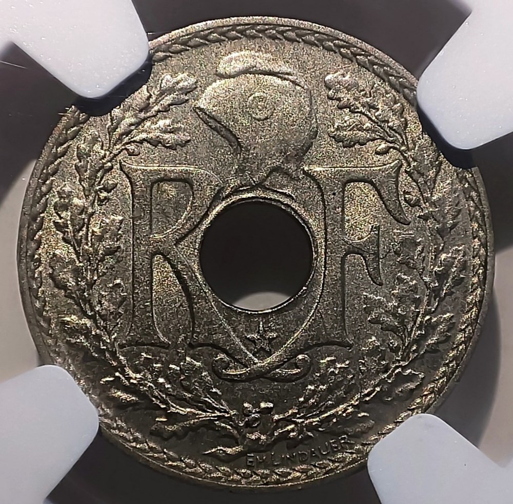 5 centimes • 1938 • étoile en MS63 monnaies monde france 5 centimes 1938 etoile en ms63