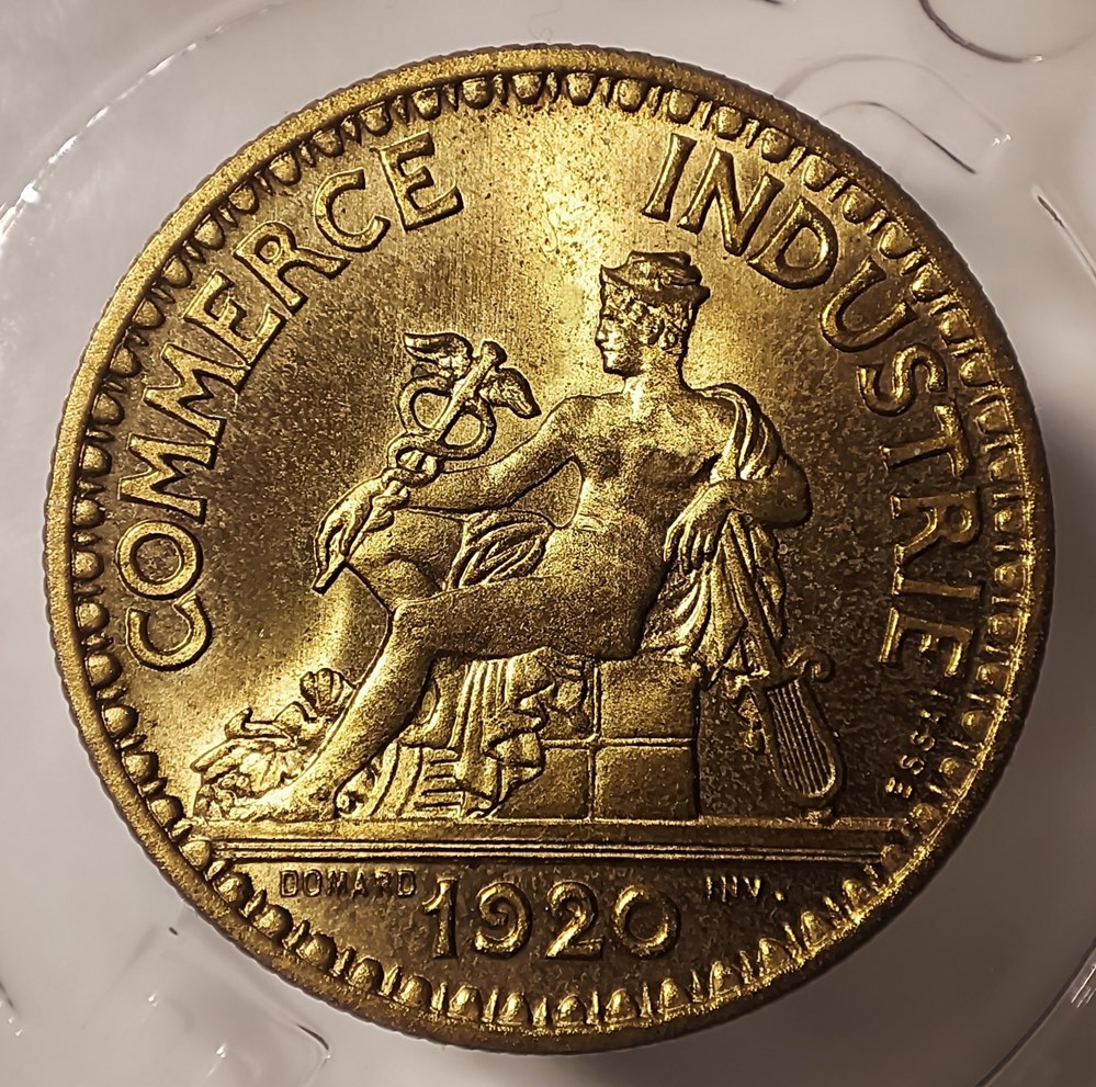 monnaies monde france 2 francs 1920 essai