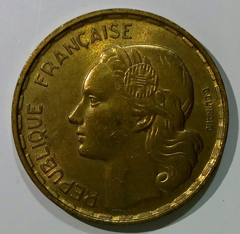 50 francs 1958 monnaies monde france 50 francs 1958
