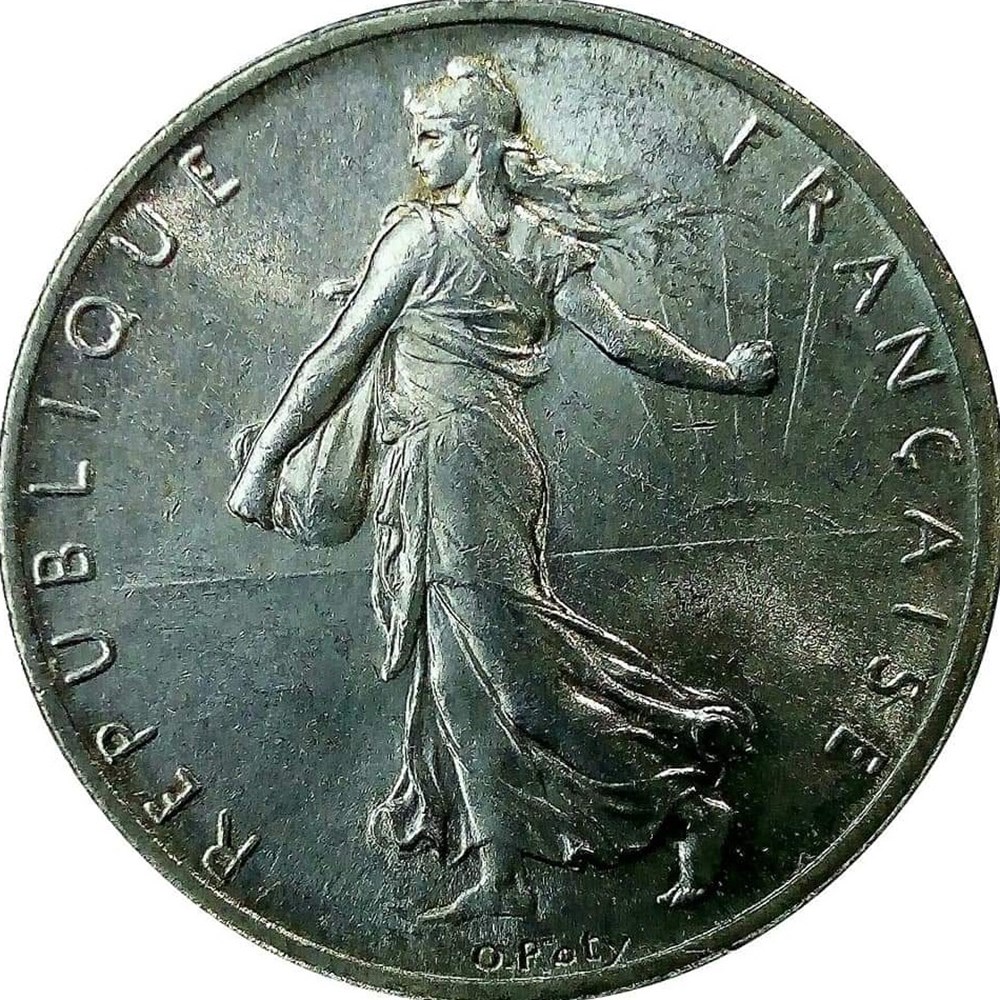 2 francs 1901 monnaies monde france 2 francs 1901